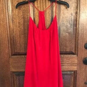 Red cocktail dress